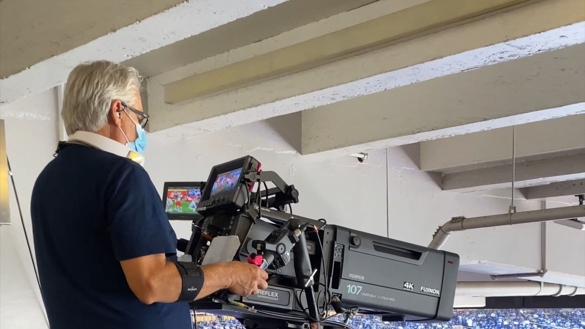 TV Camera Dodger Stadium