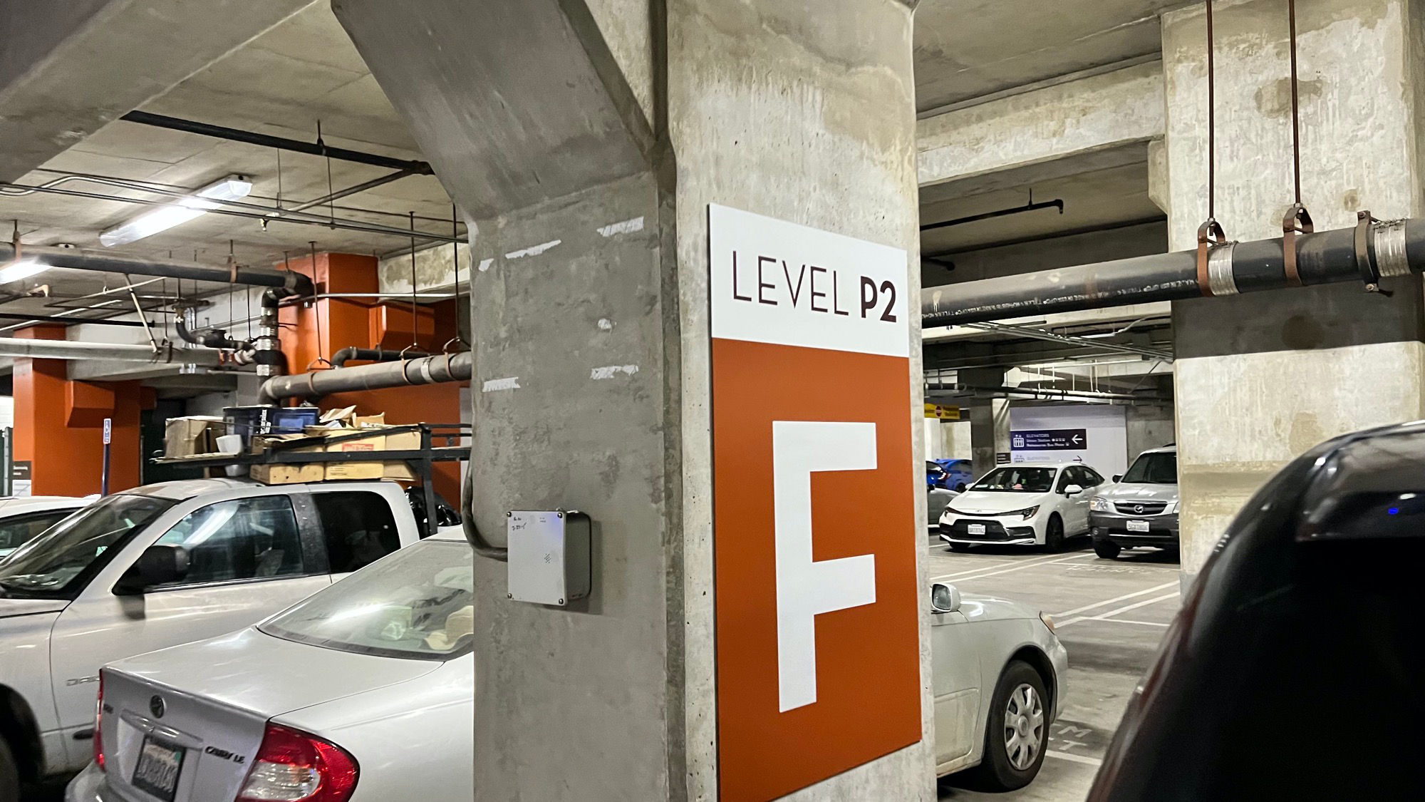 Dodger Stadium Express East Parking Structure Level P2