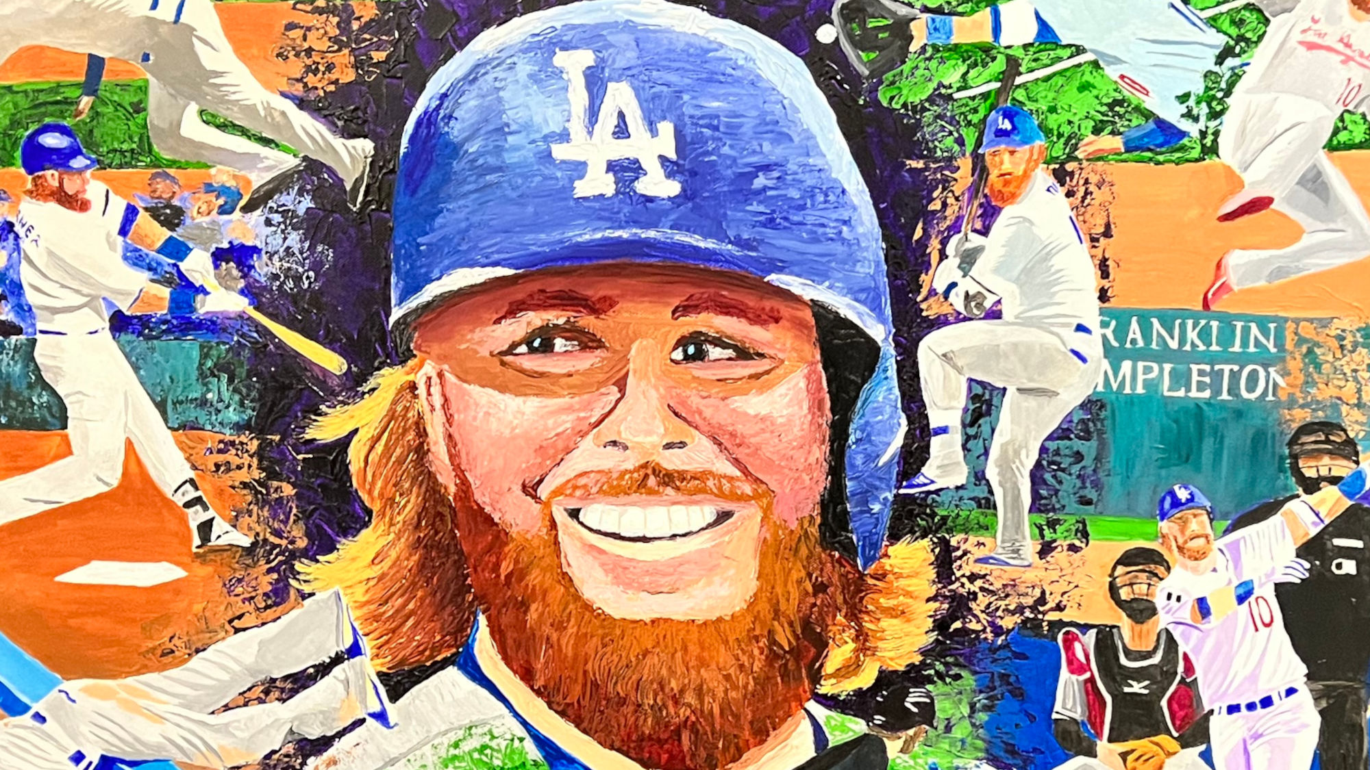Ventura County Fair Justin Turner Painting