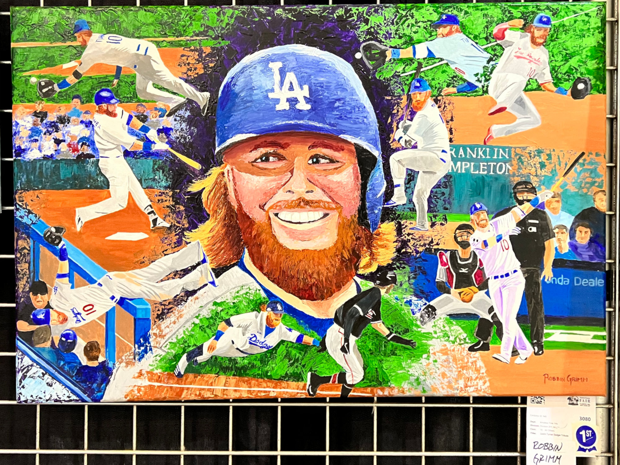 Ventura County Fair Justin Turner Painting