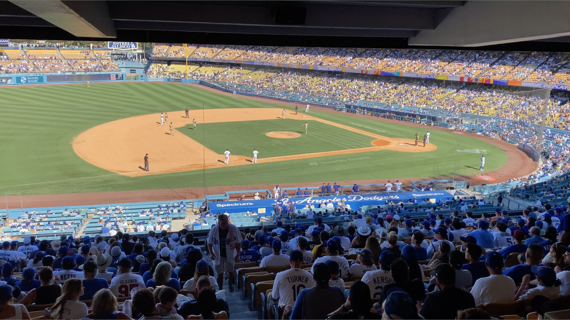 View From Left Infield Box Seats