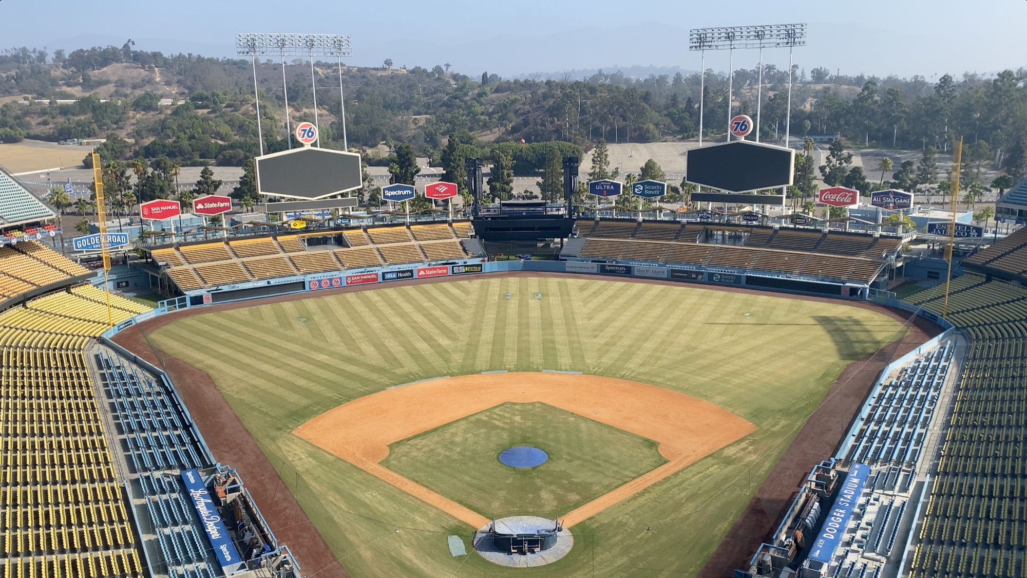 Dodger Stadium View from Top Deck