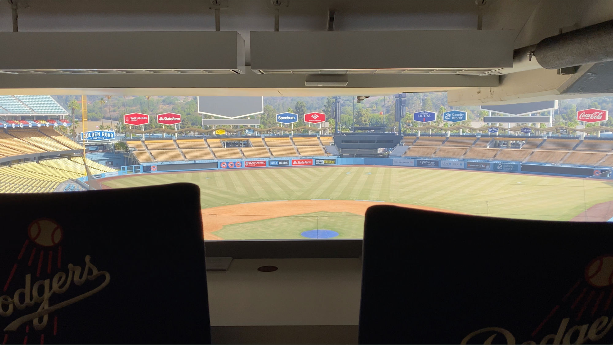 Vin Scully Press Box Chairs