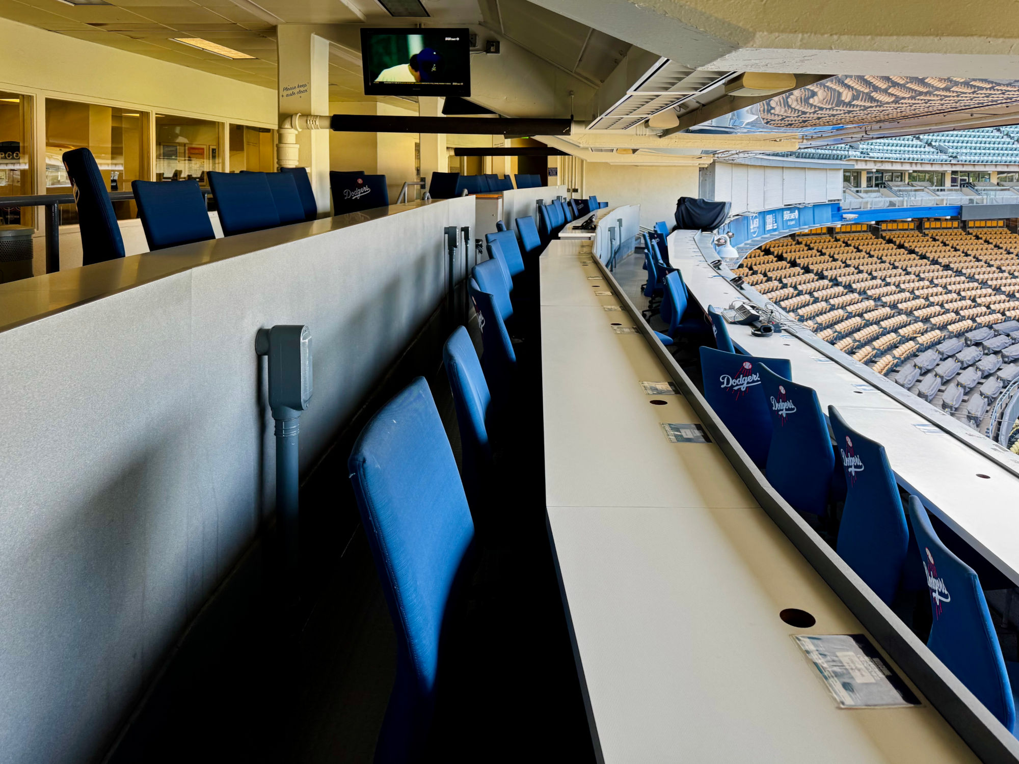 Seating Vin Scully Press Box Seating