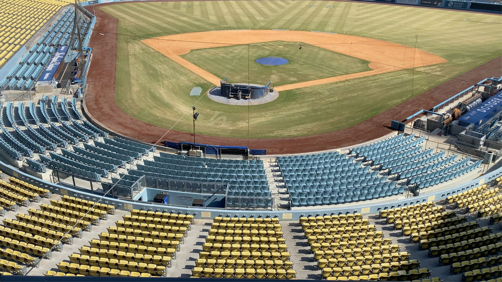 Vin Scully Press Box Field View