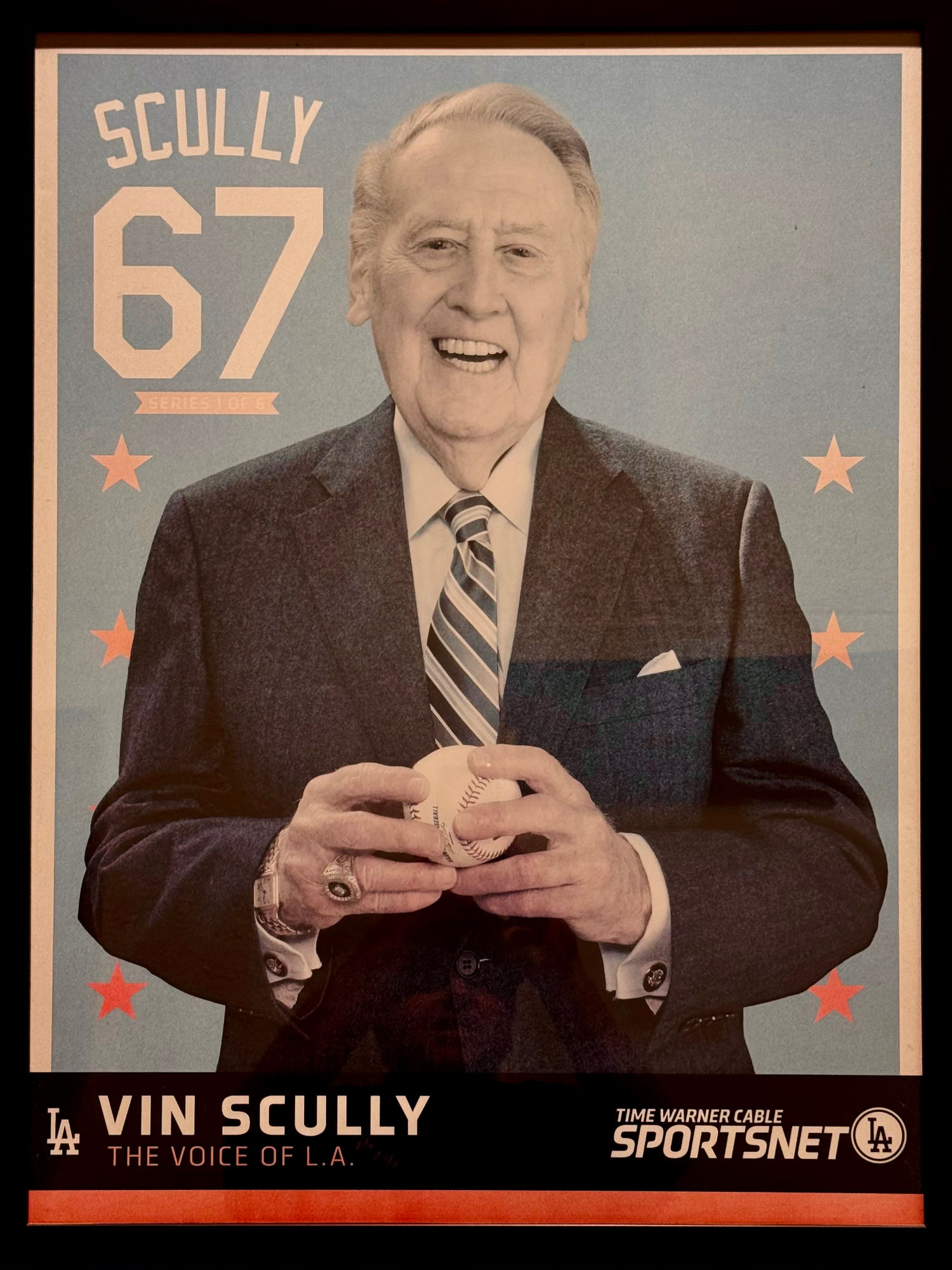 Vin Scully SNLA Commemorate Poster #1