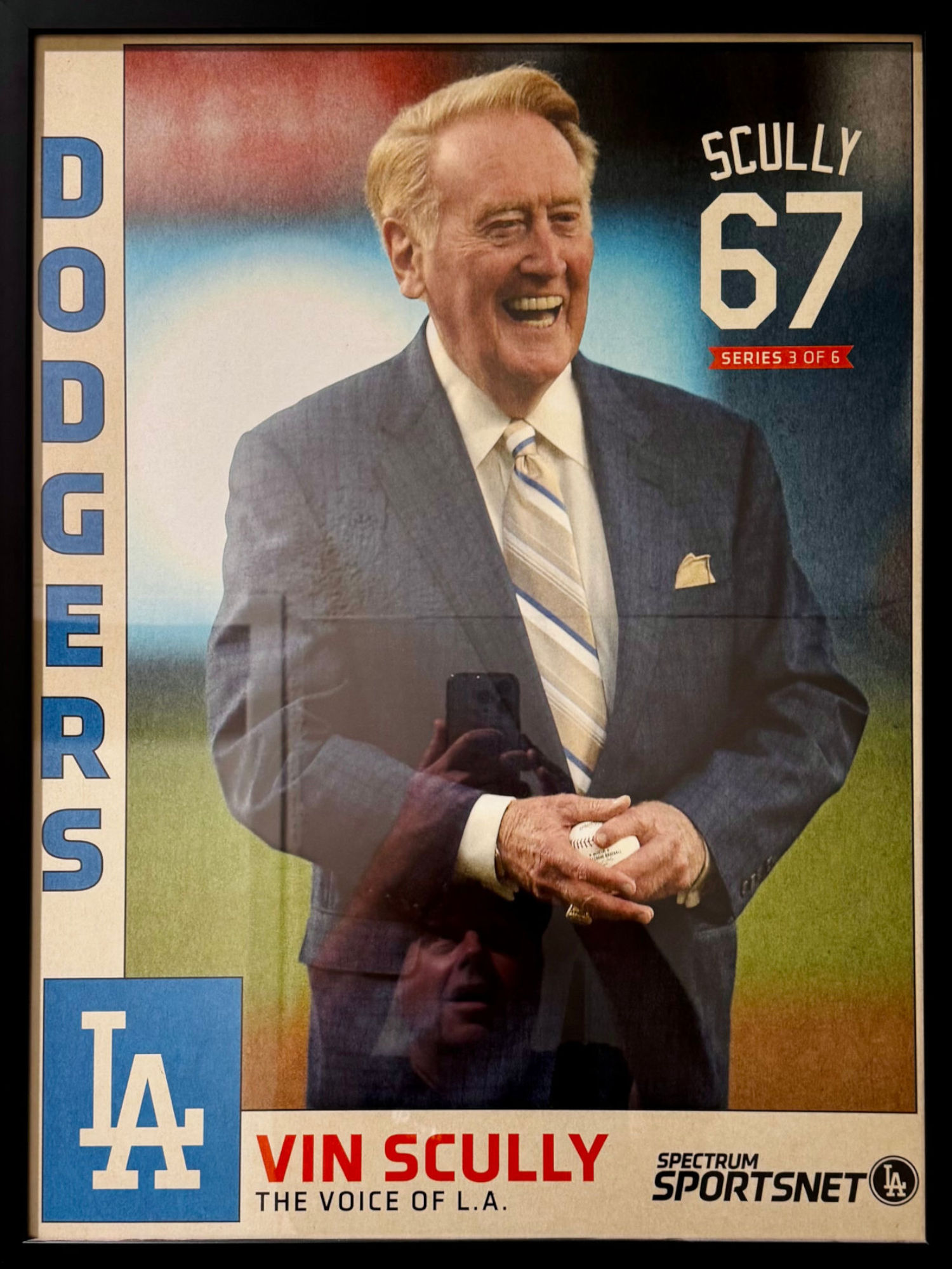 Vin Scully SNLA Commemorate Poster #3