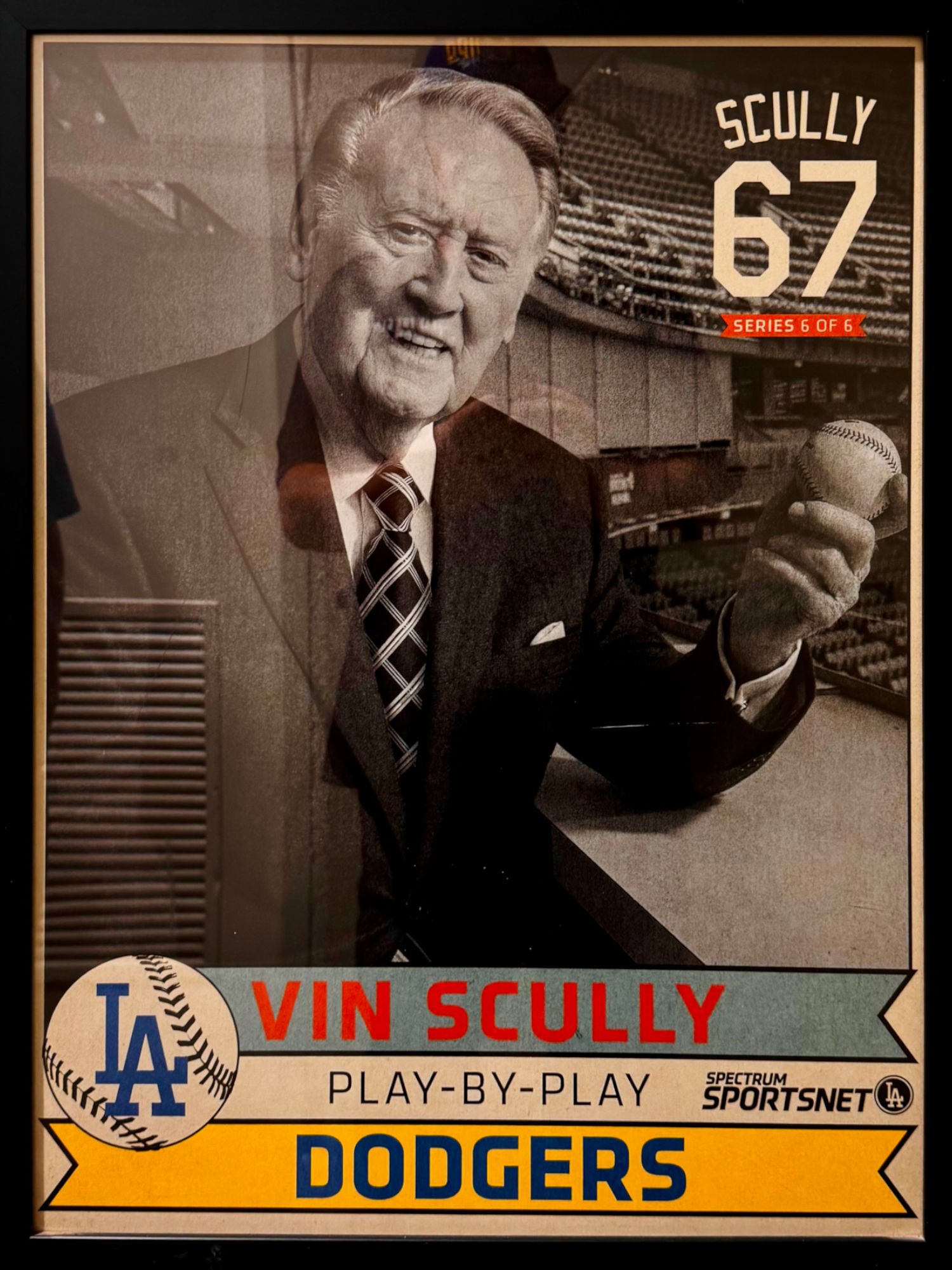 Vin Scully SNLA Commemorate Poster #6