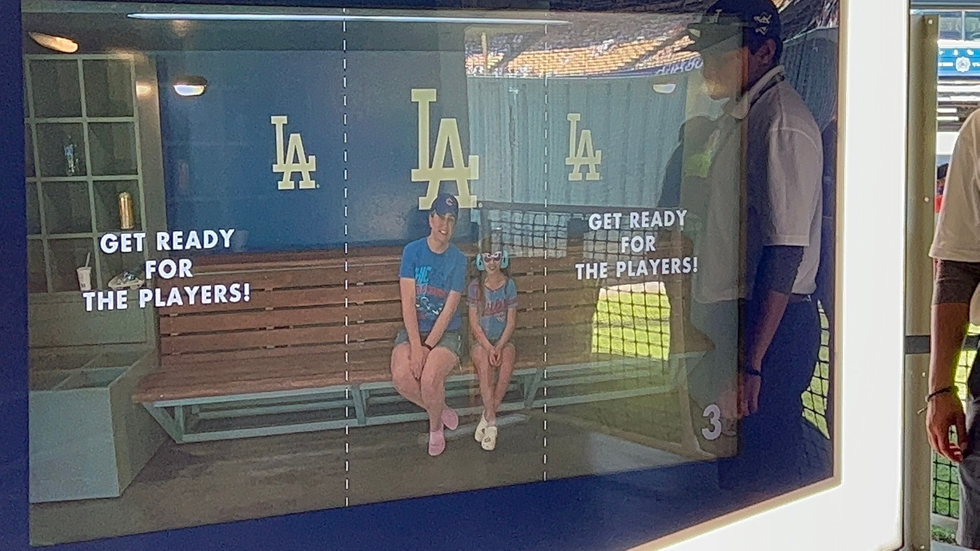 Get Ready for the Players Dodger Dugout Virtual Photo Get Ready for the Players