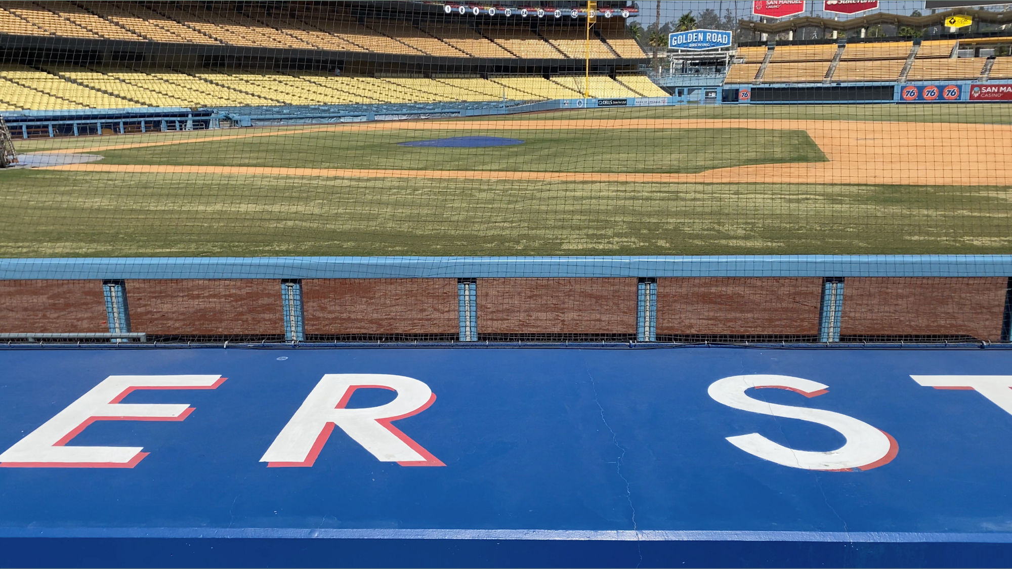 Dodger Stadium Visitor's Dugout