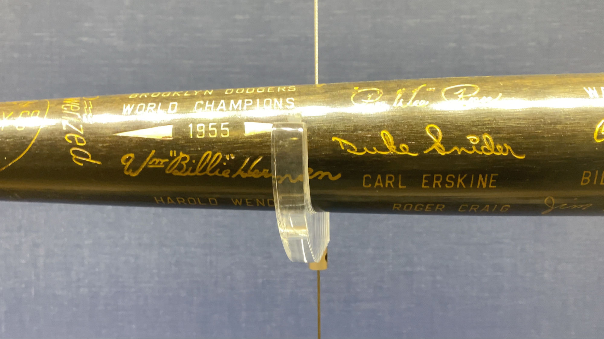 Brooklyn Dodgers 1955 World Champions Bat Brooklyn Dodgers 1955