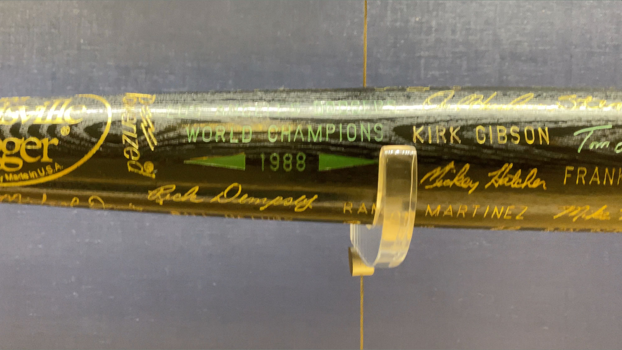 Los Angeles Dodgers 1988 World Champions Bat Los Angeles Dodgers 1988