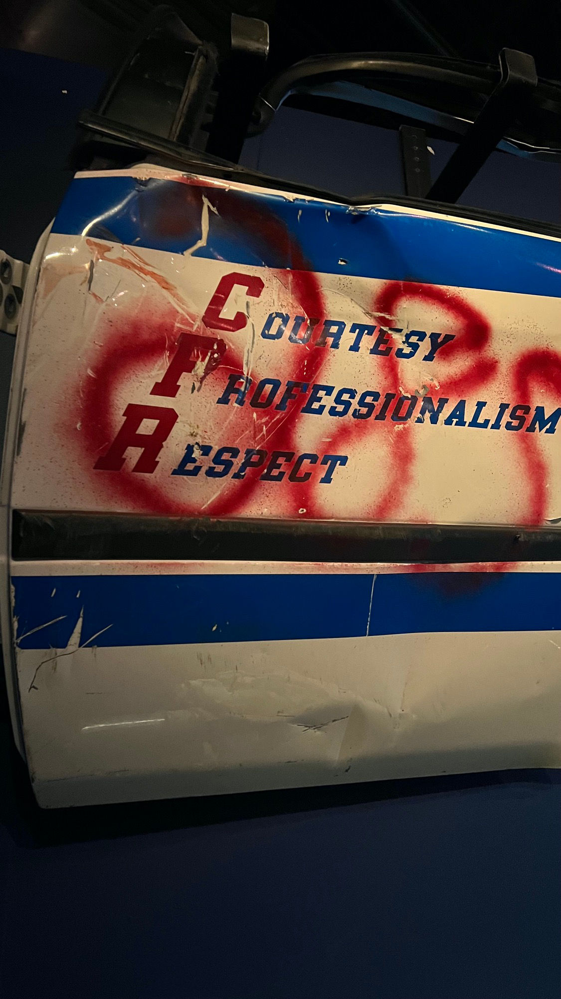 9/11 NYPD Car Door