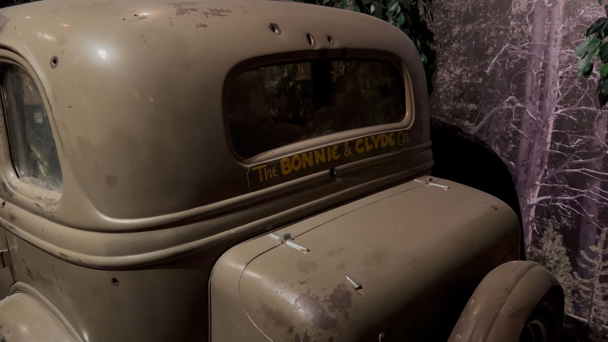 Bonnie and Clyde Death Car