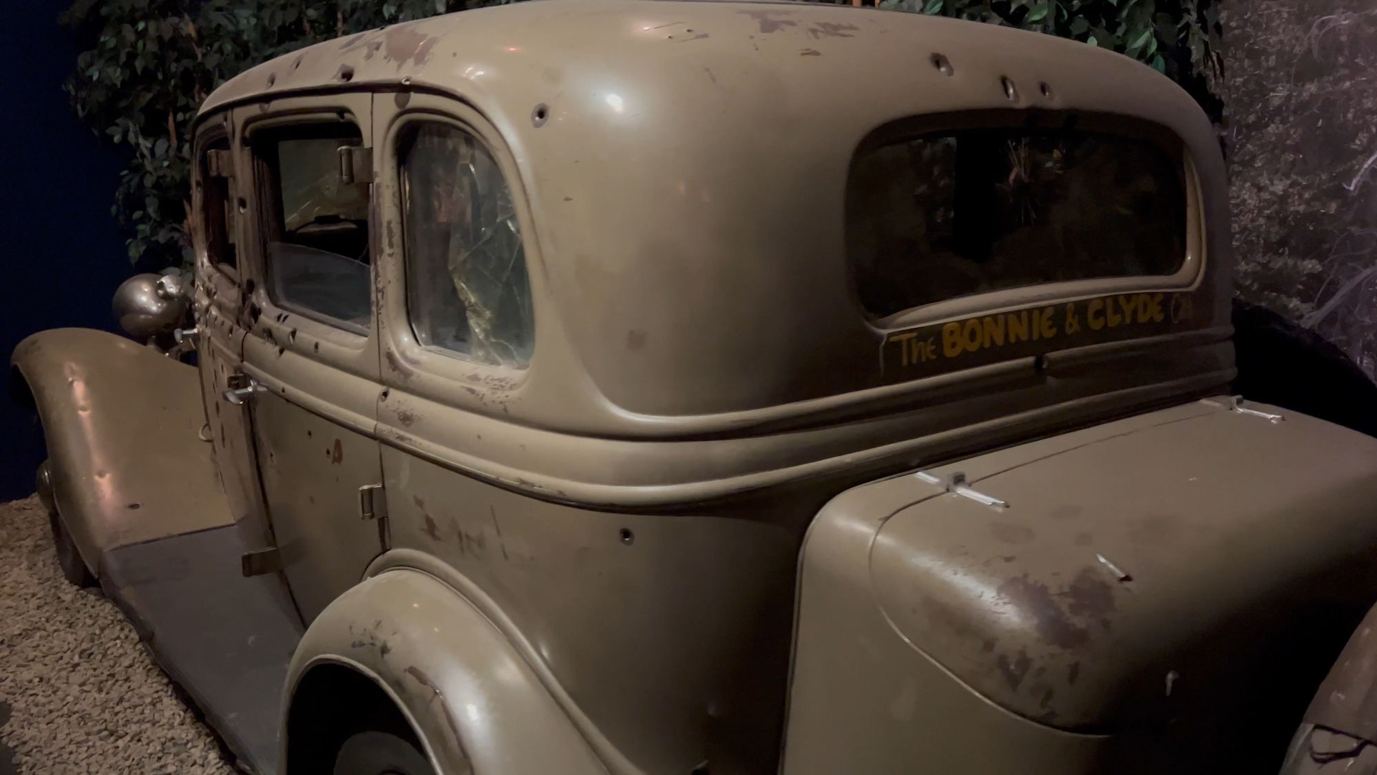 Bonnie and Clyde Death Car