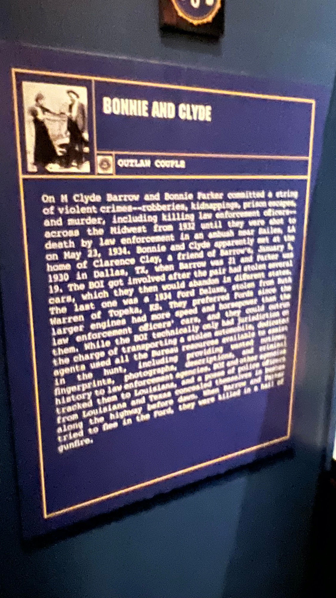 FBI Bonnie and Clyde