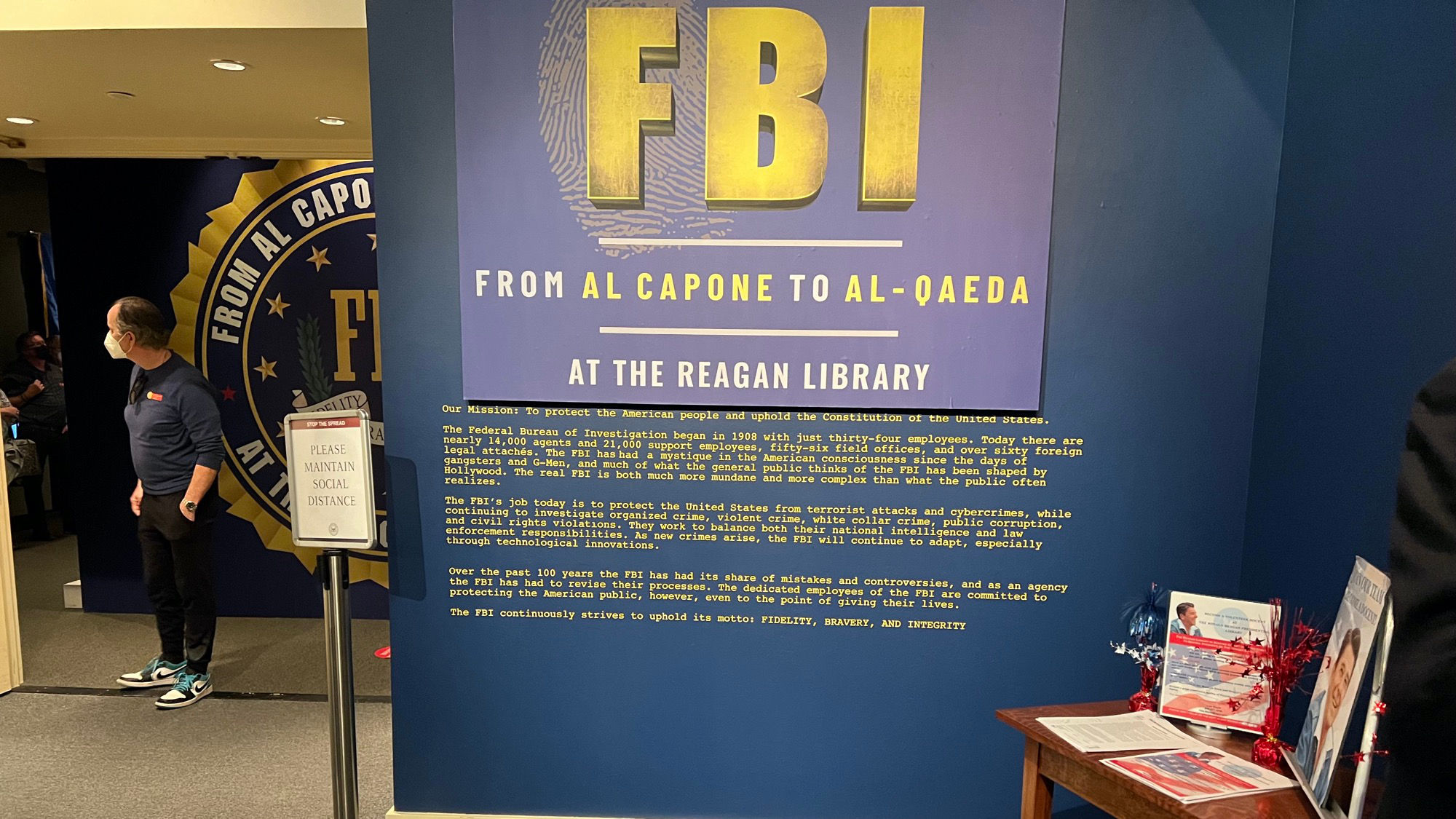 FBI Exhibit Reagan Library FBI Exhibit