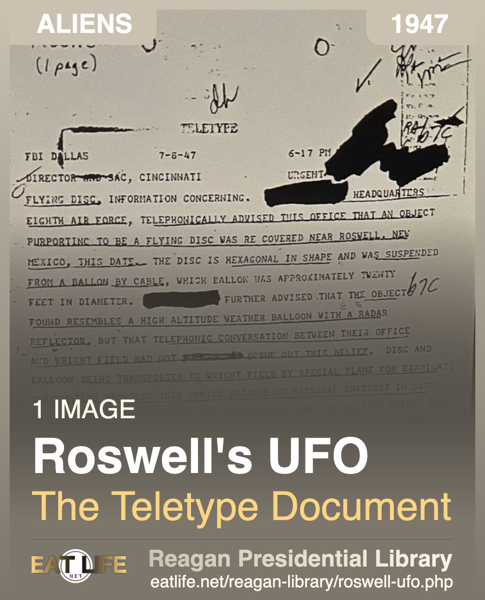 Roswell's UFO