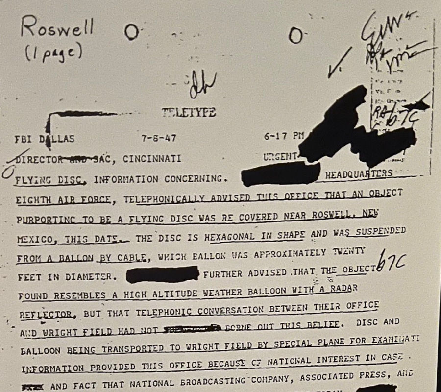 Roswell's UFO
