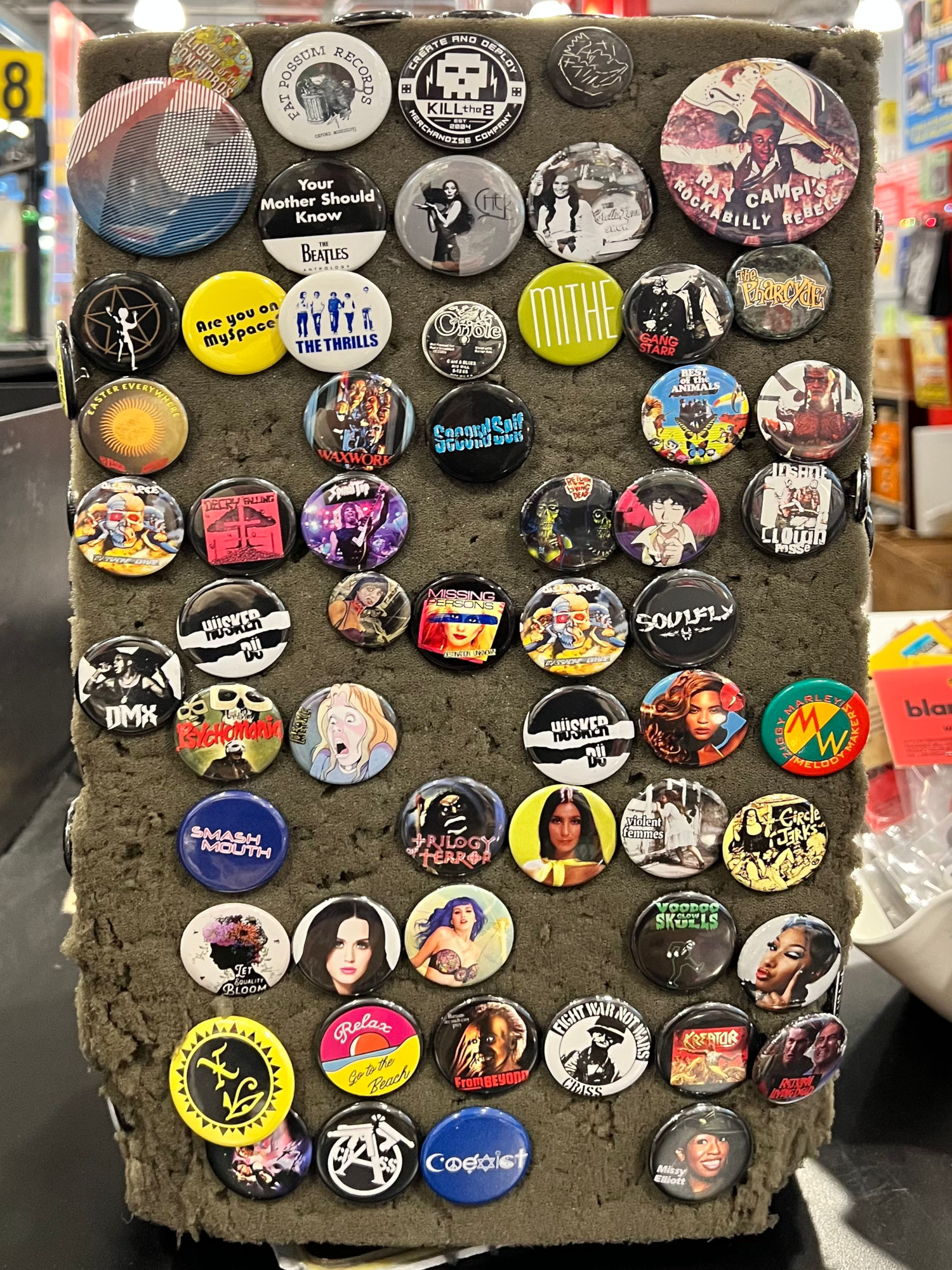 Amoeba Music Buttons