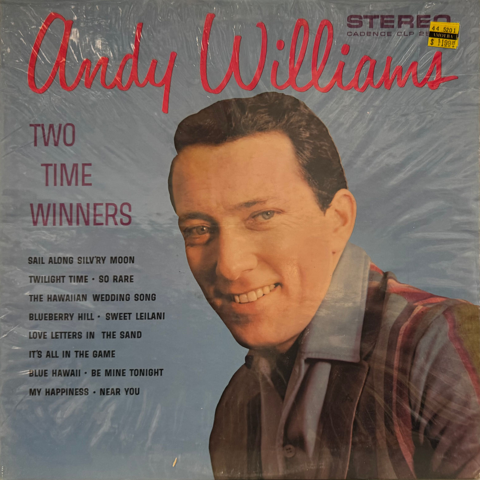 Andy Williams Two Time Winners Album Cover