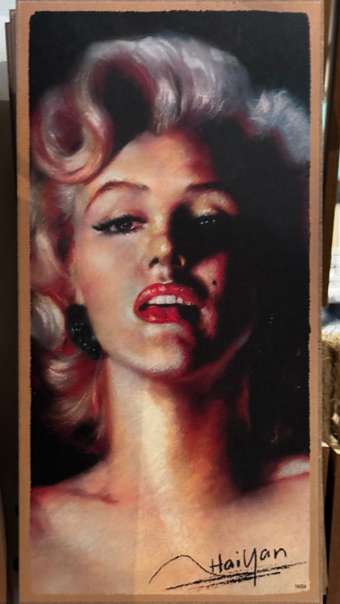 Art Plaque by Haiyan Marilyn Monroe