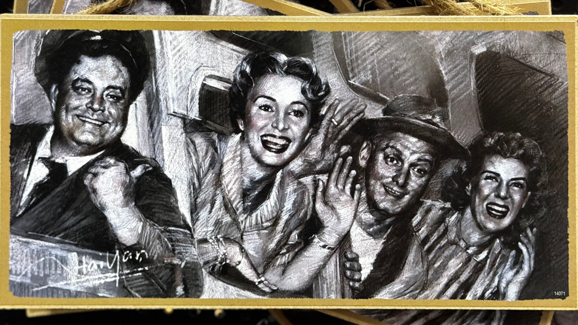 Art Plaque by Haiyan The Honeymooners