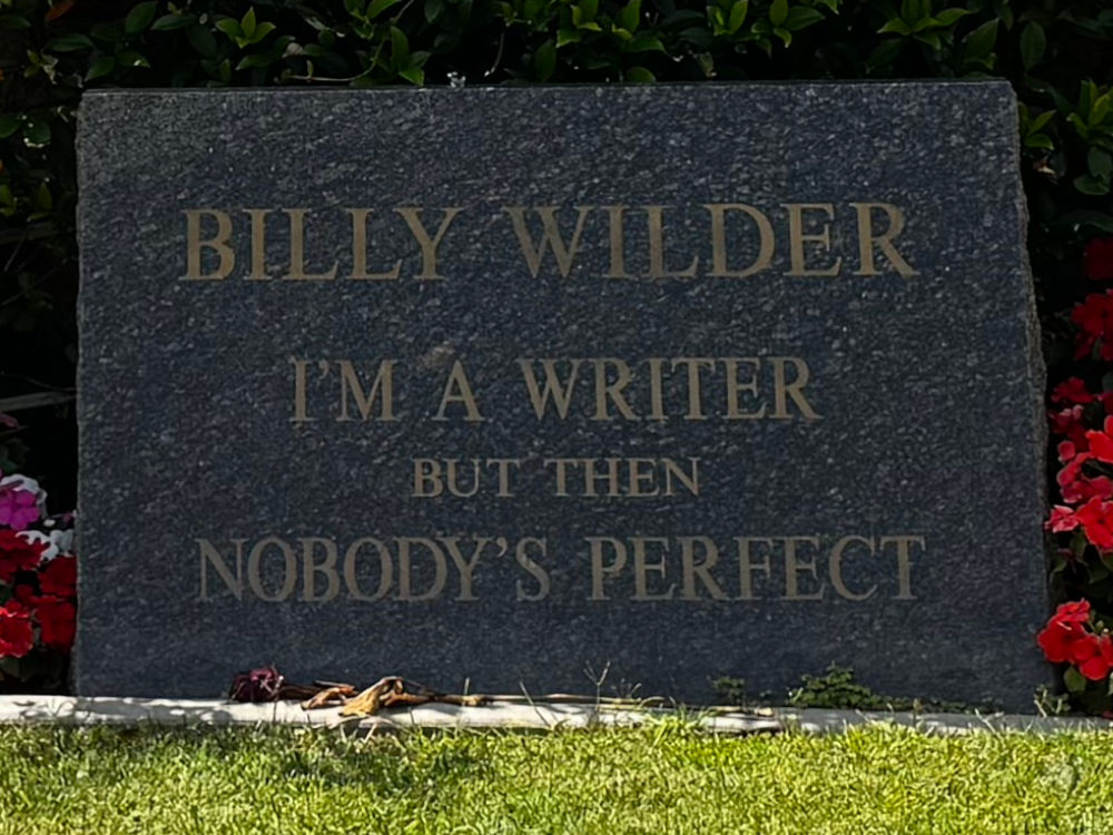 Westwood Village Memorial Park Billy Wilder