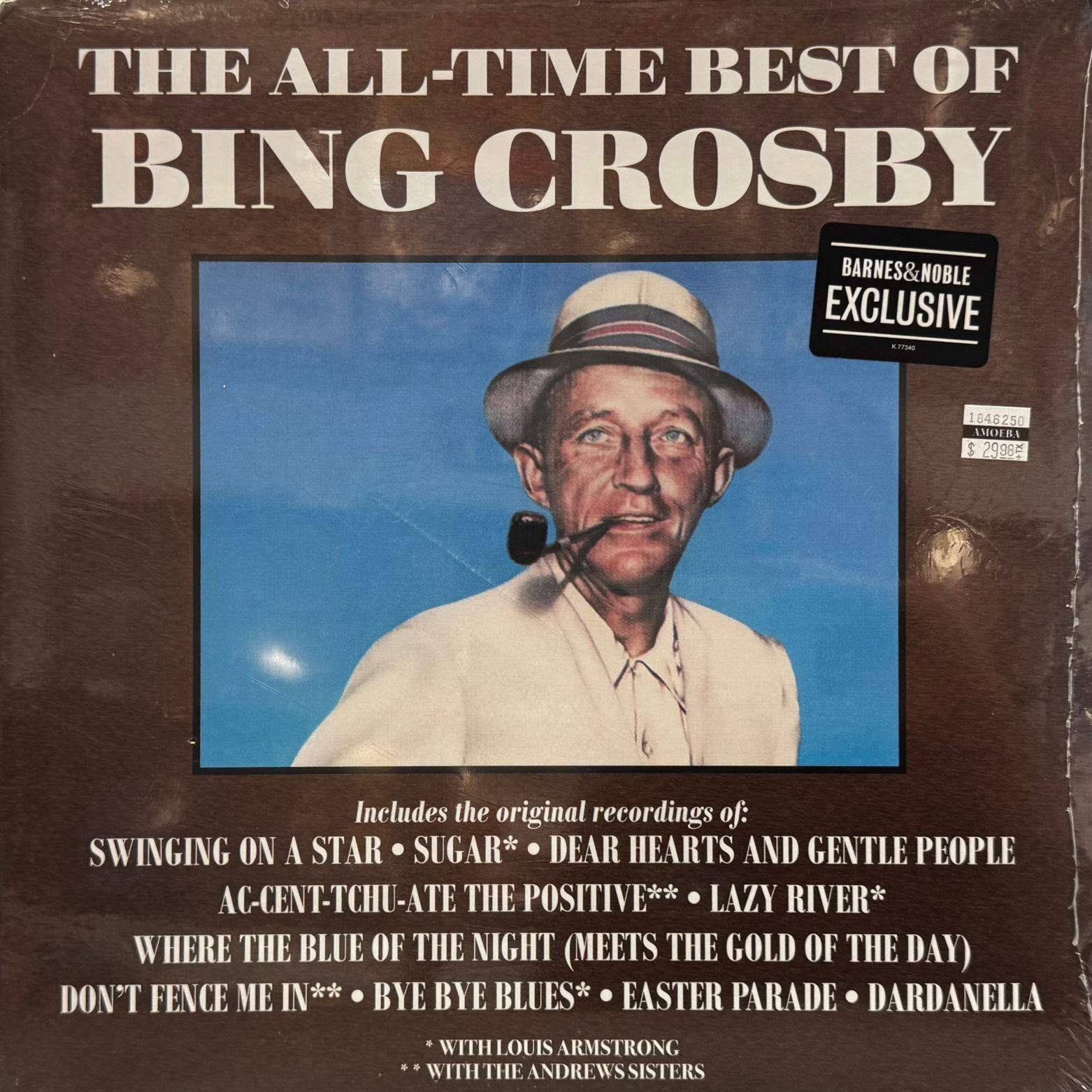 Bing Crosby The All-Time Best of Bing Crosby Album Cover