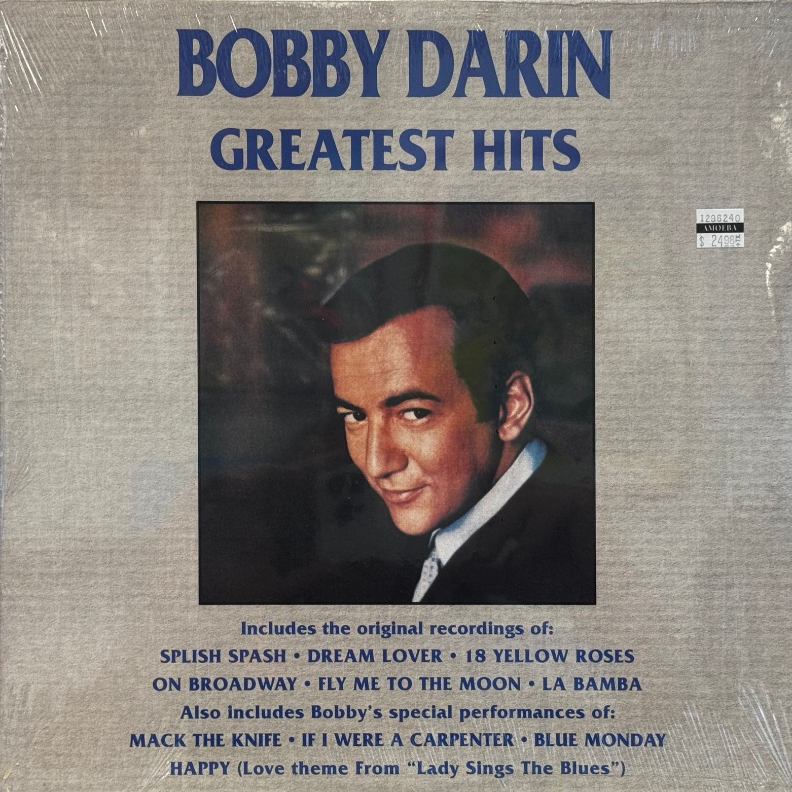 Bobby Darin Greatest Hits Album Cover