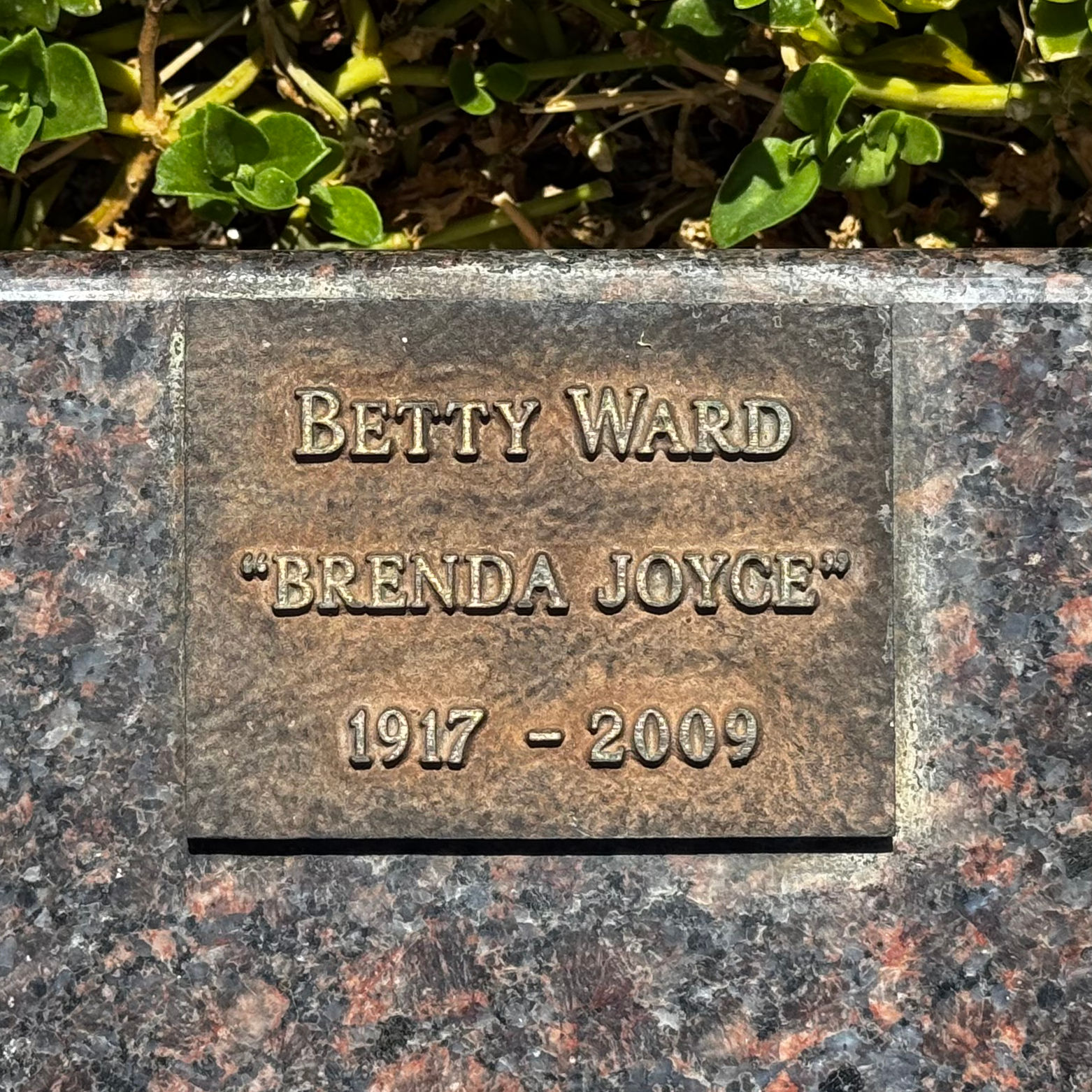 Westwood Village Memorial Park Brenda Joyce