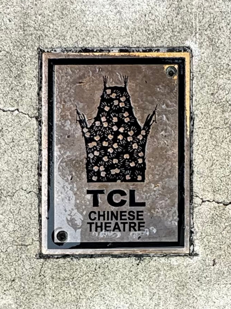 TCL Chinese Theatre Plaque