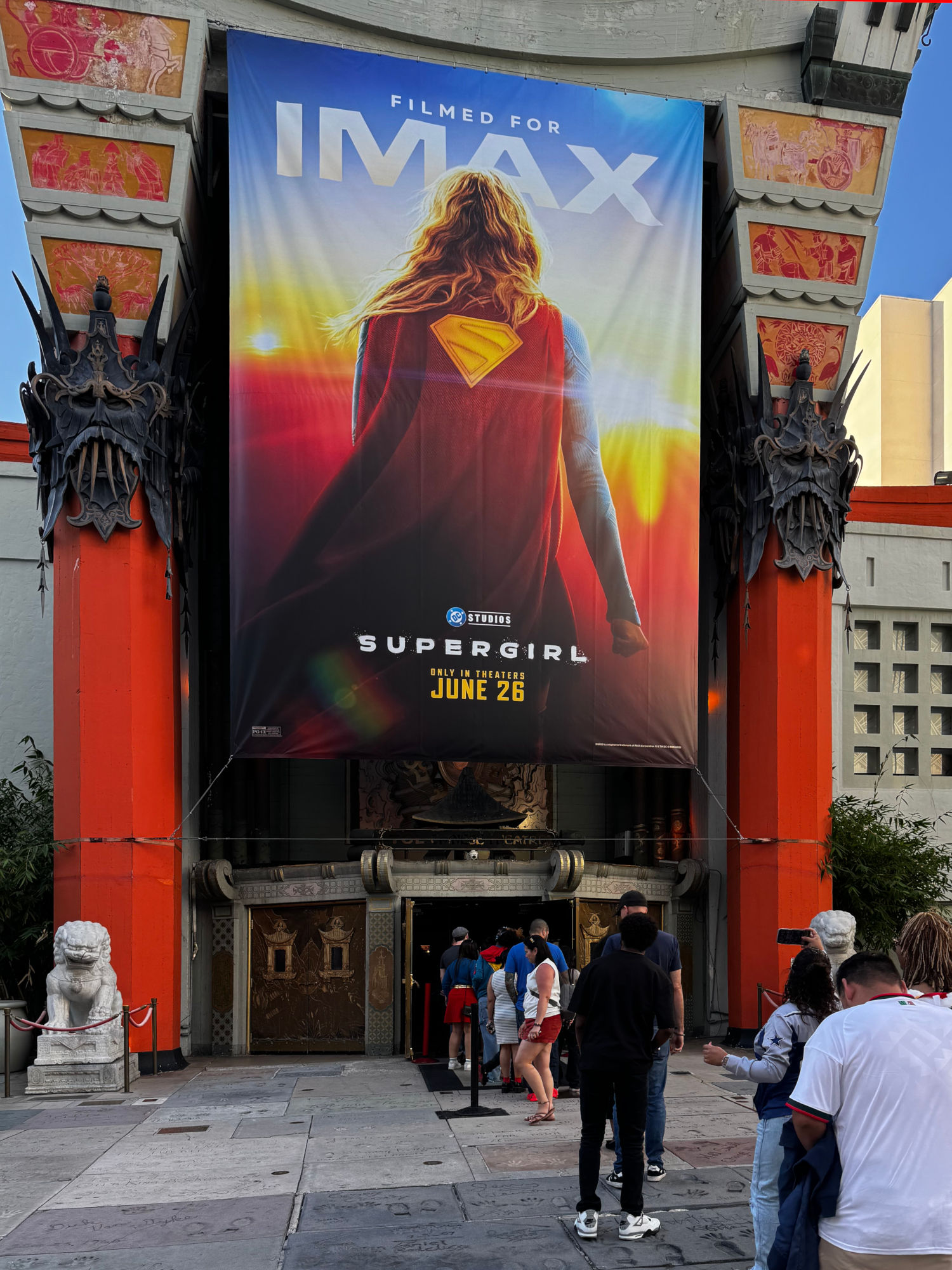 TCL Chinese Theatre Supergirl