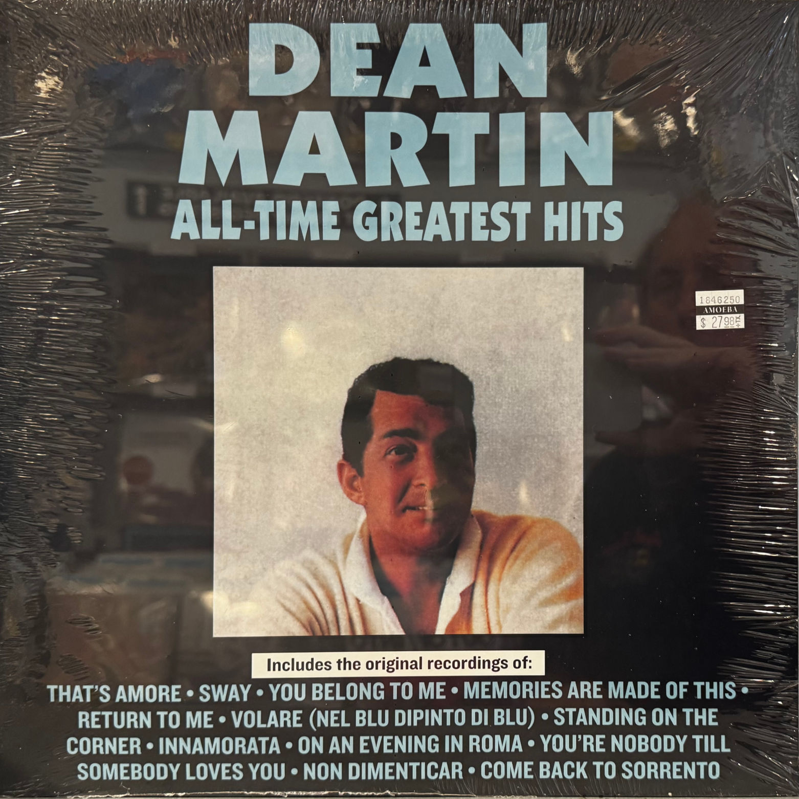 Dean Martin All-Time Greatest Hits Album Cover