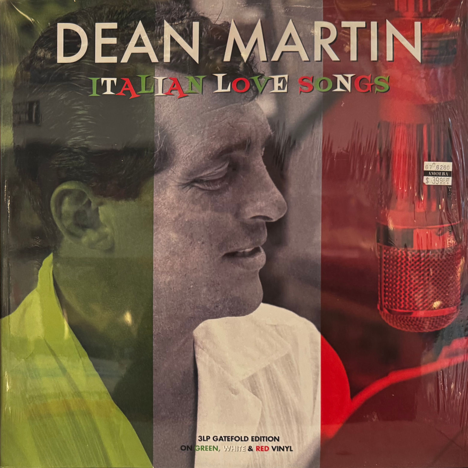 Dean Martin Italian Love Songs Album Cover