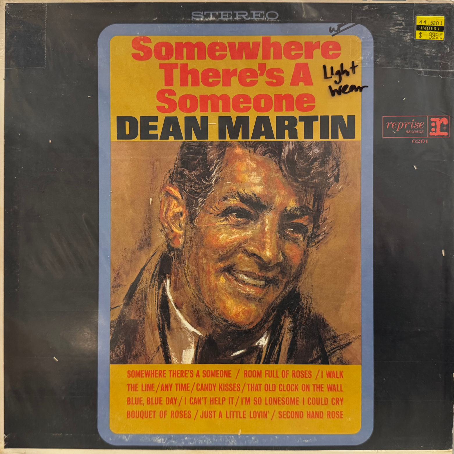 Dean Martin Somewhere There's a Someone Album Cover