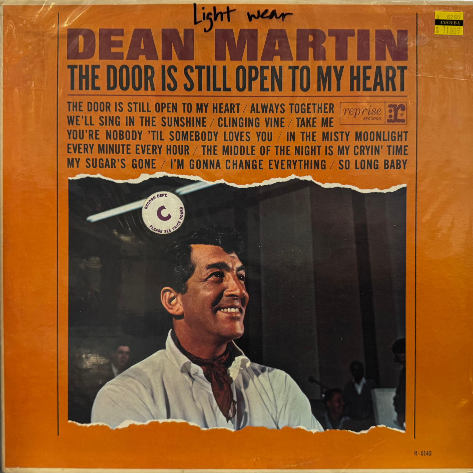 Dean Martin The Door Is Still Open to My Heart Album Cover