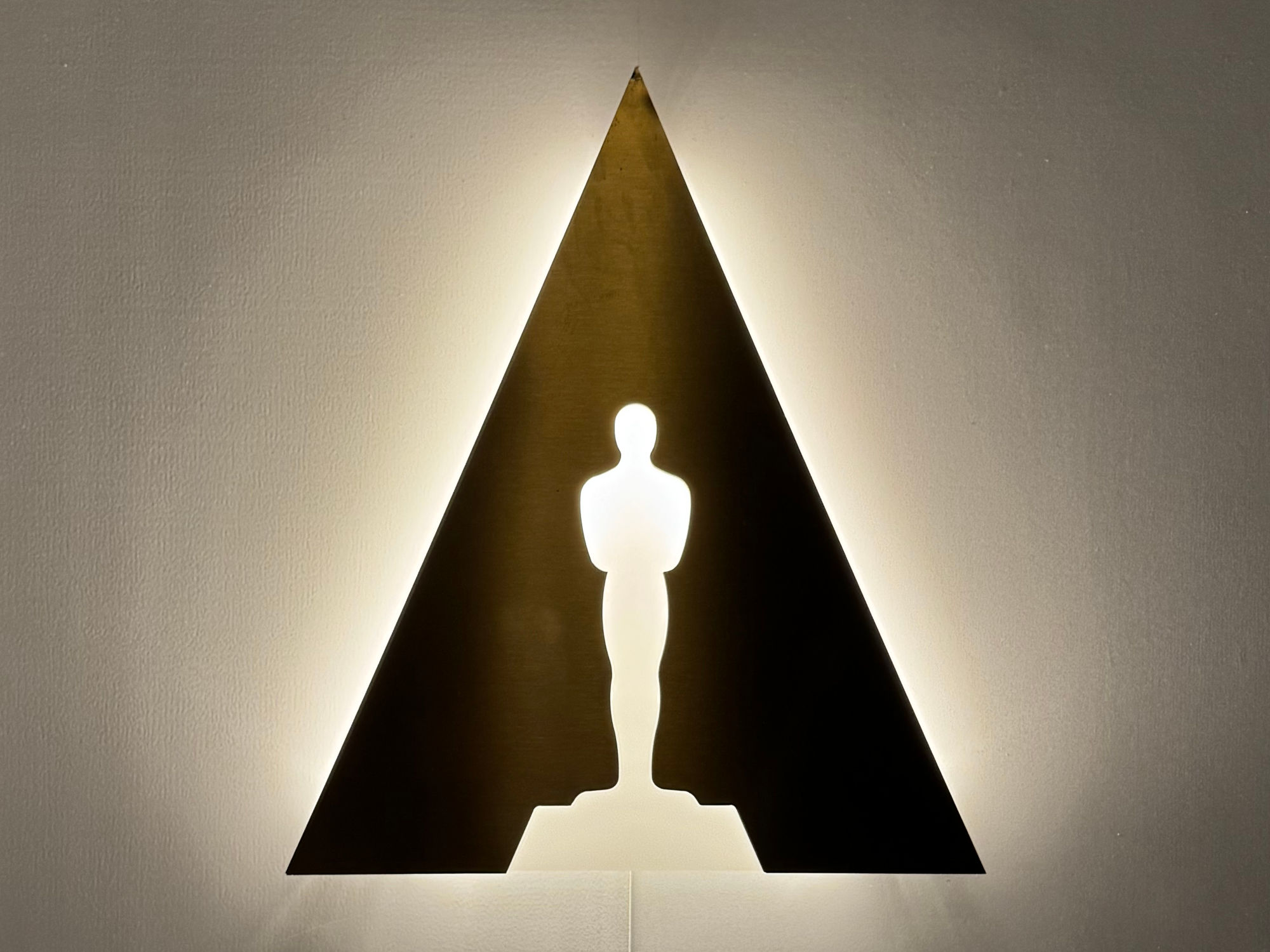 Dolby Theatre Academy Award Sign Backstage