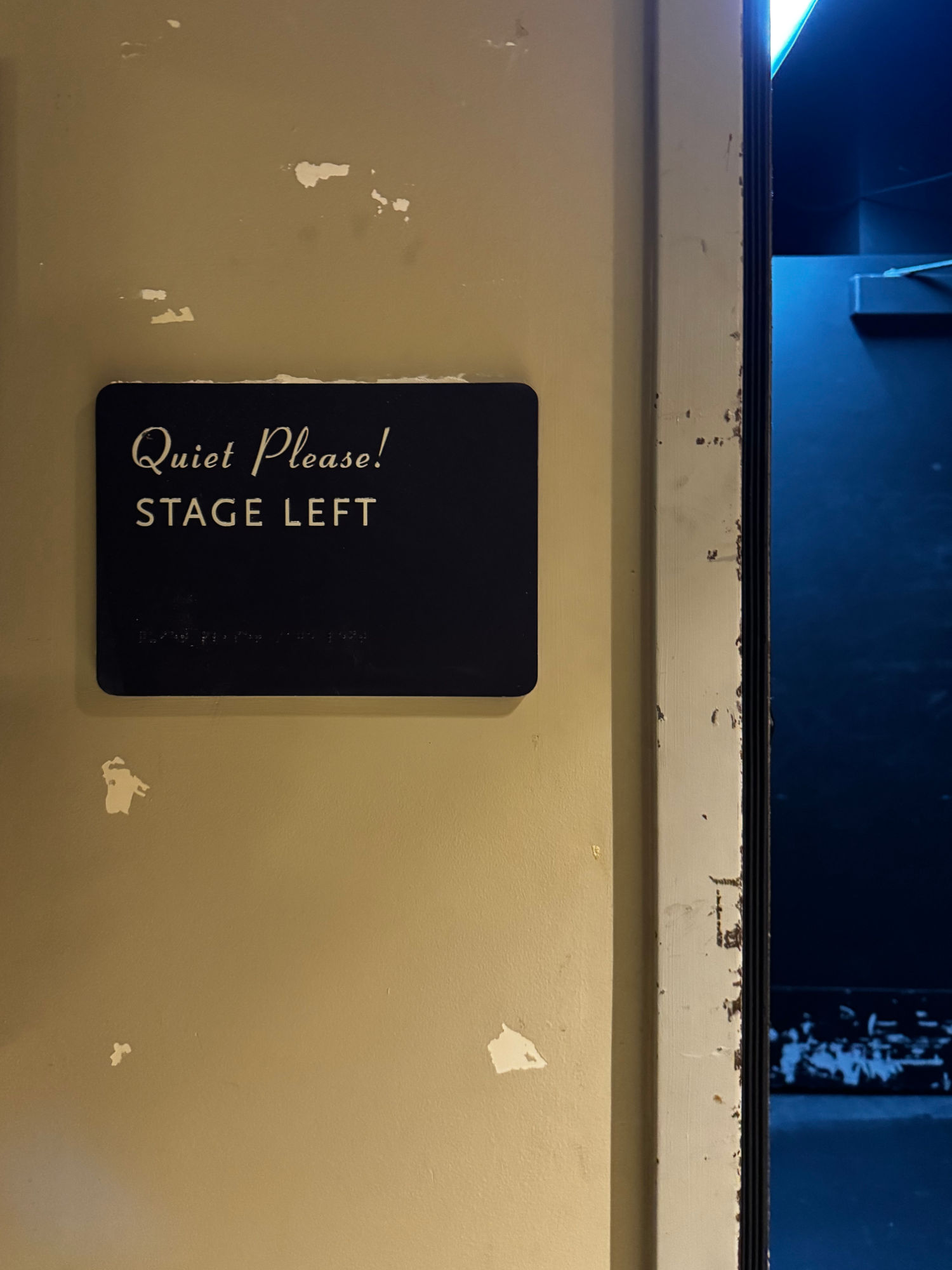 Dolby Theatre Back Stage Quiet Please