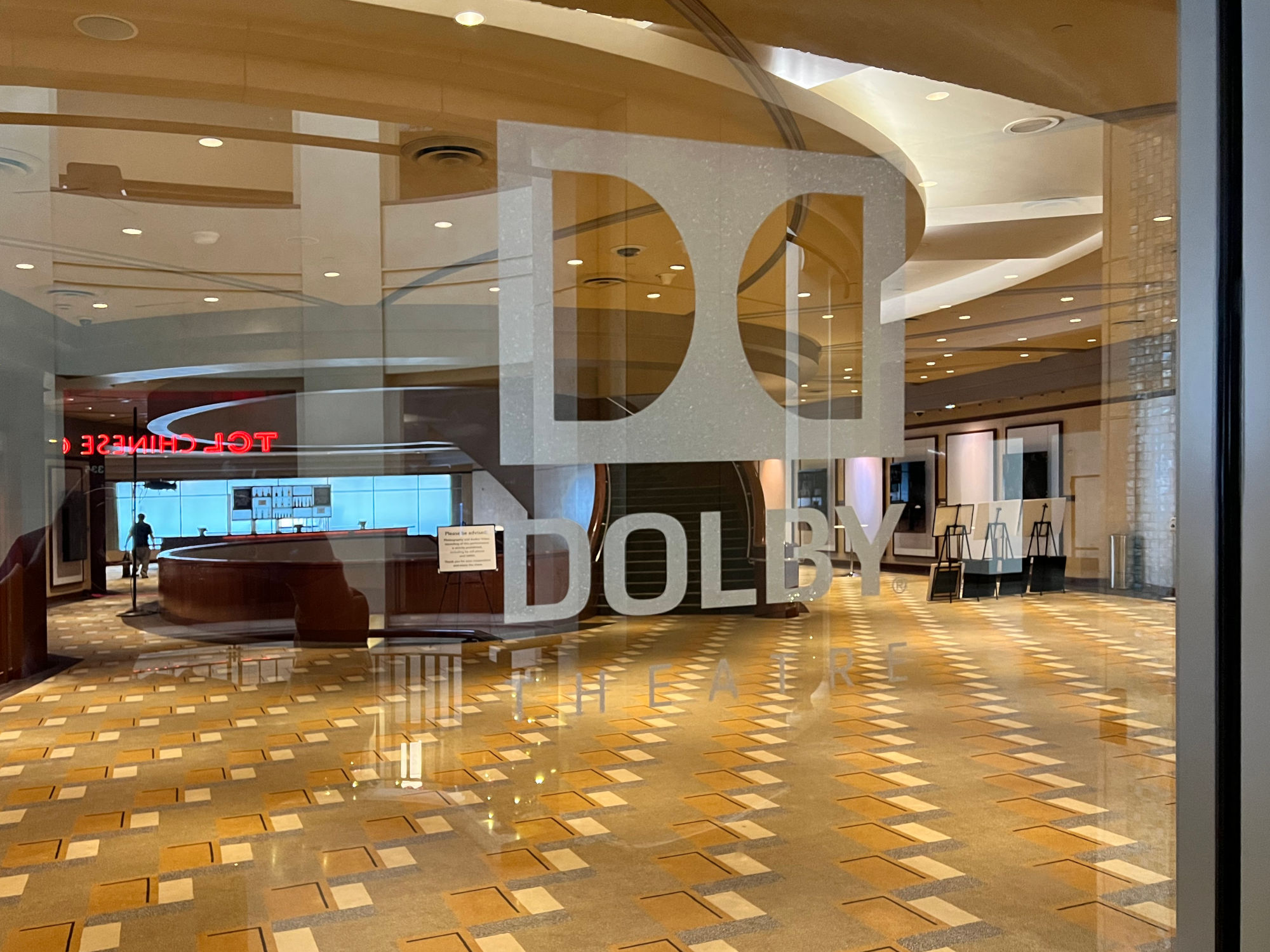 Dolby Theatre Looking In