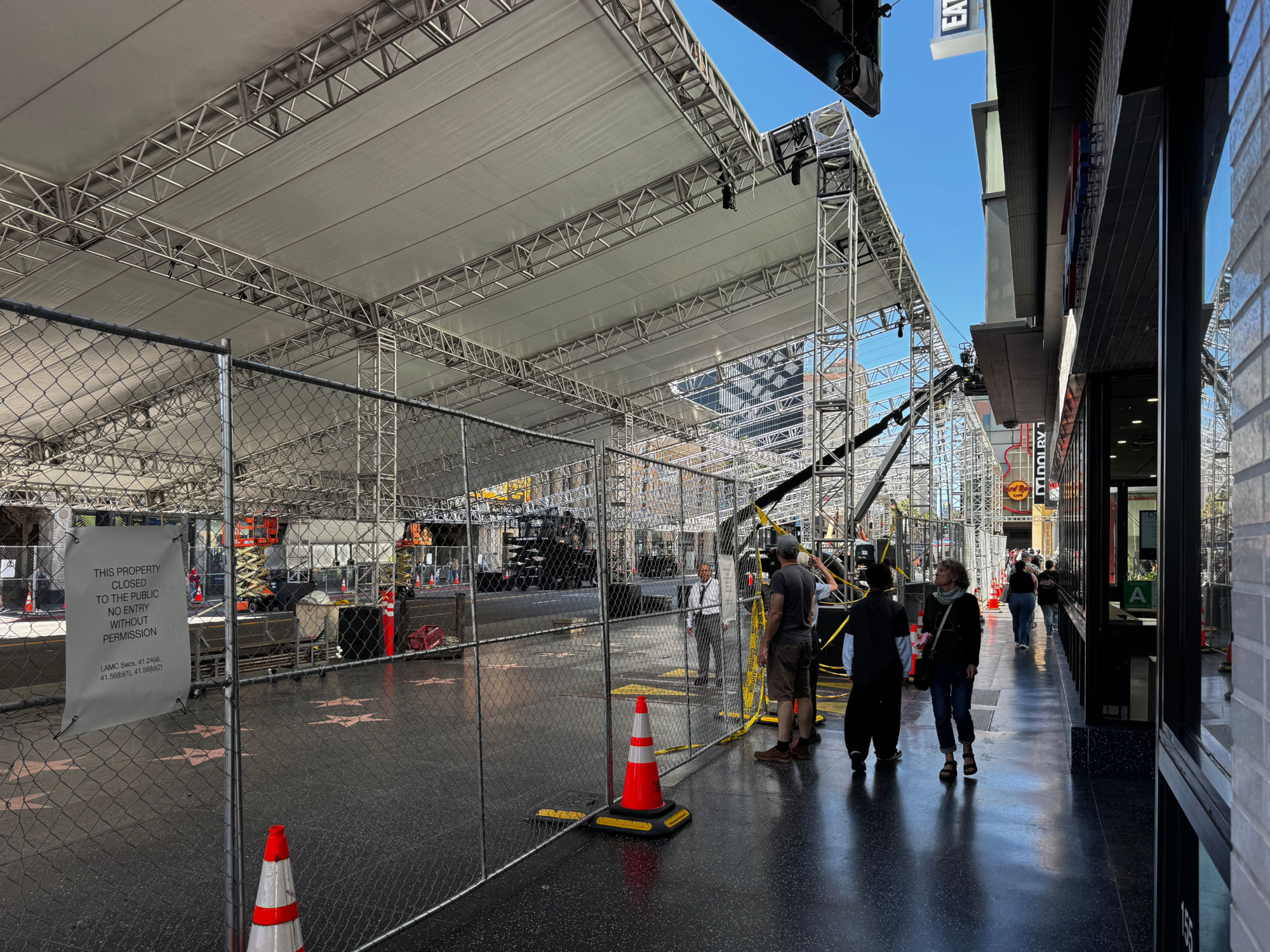 Dolby Theatre Oscar Week Minimum Sidewalks