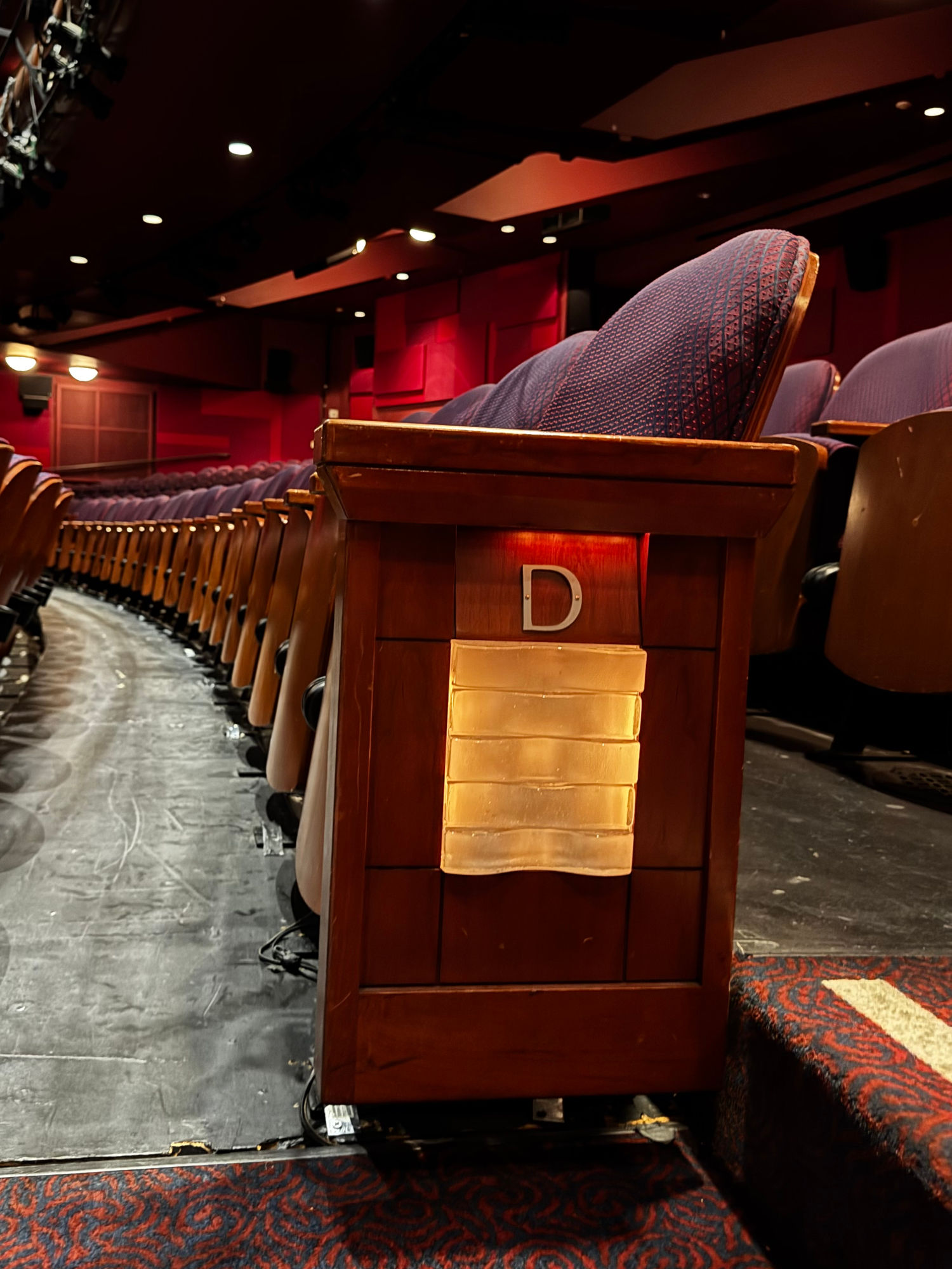 Dolby Theatre Seating Row