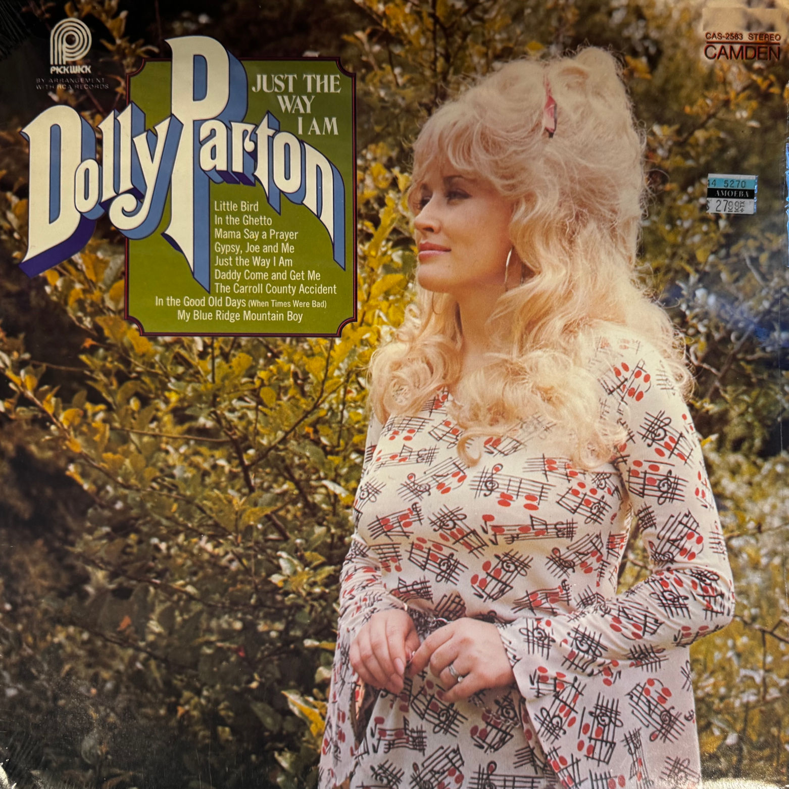 Dolly Parton Just the Way I Am Album Cover