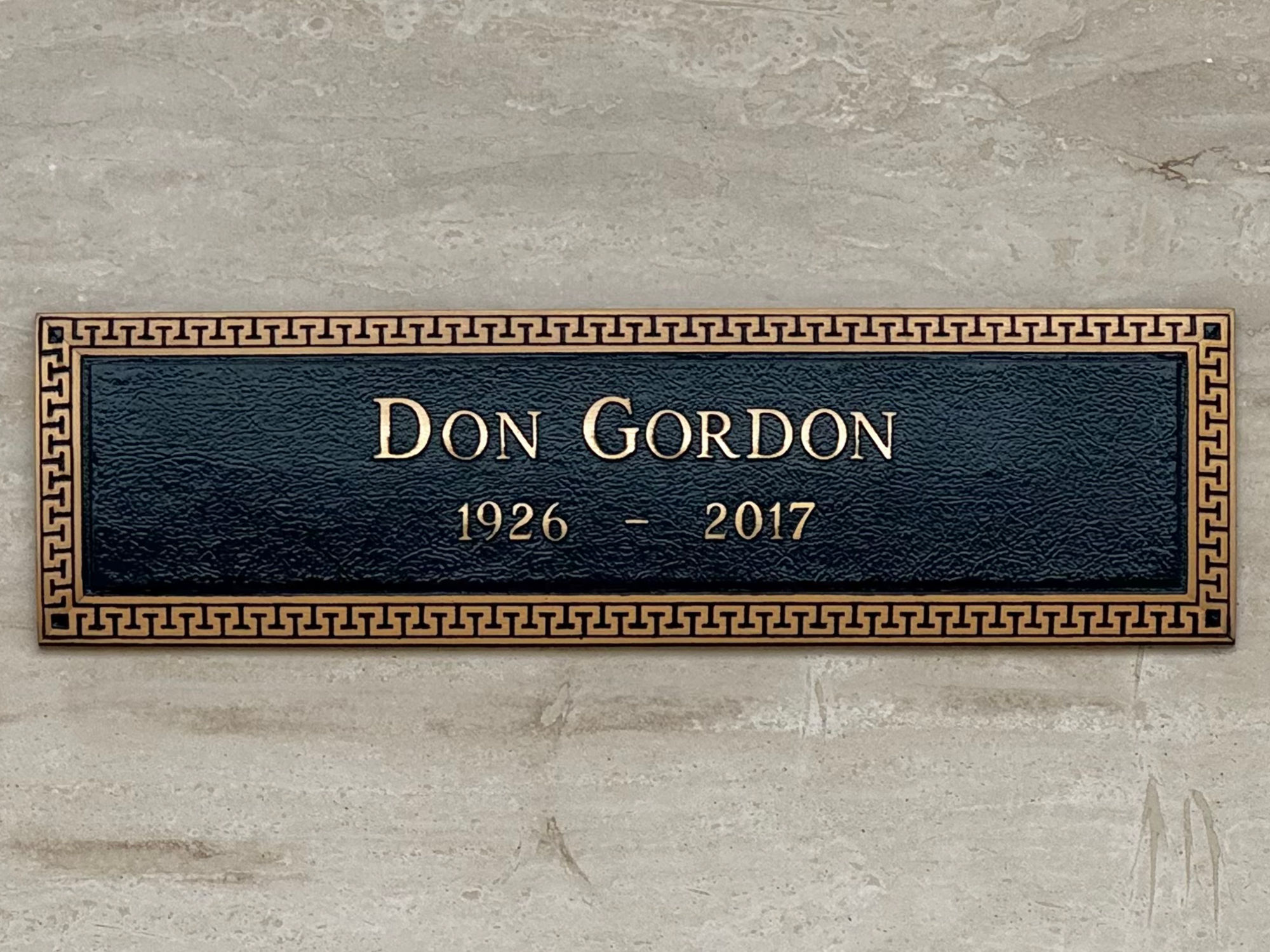 Westwood Village Memorial Park Don Gordon