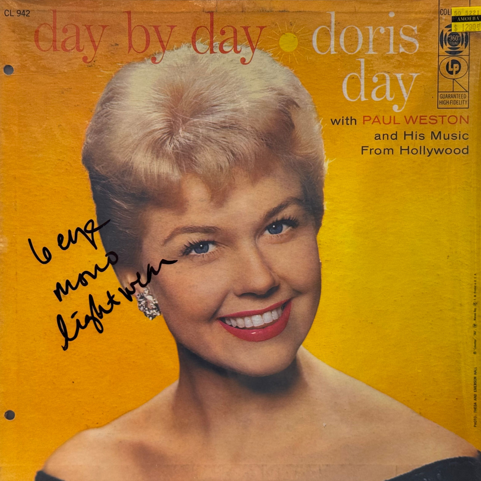 Doris Day Day By Day Album Cover