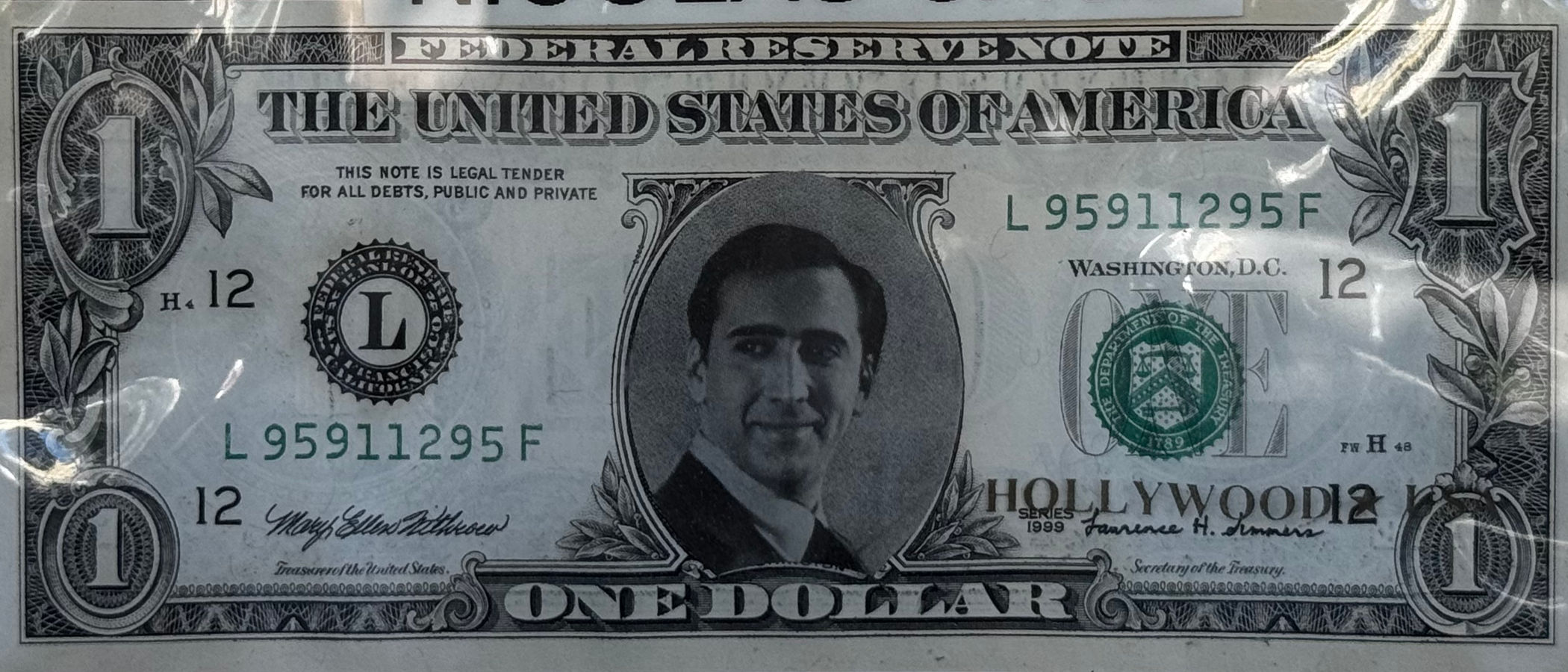Fake One Dollar Bill Nicolas Cage