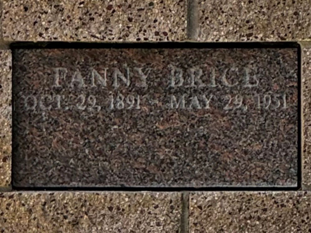 Westwood Village Memorial Park Fanny Brice