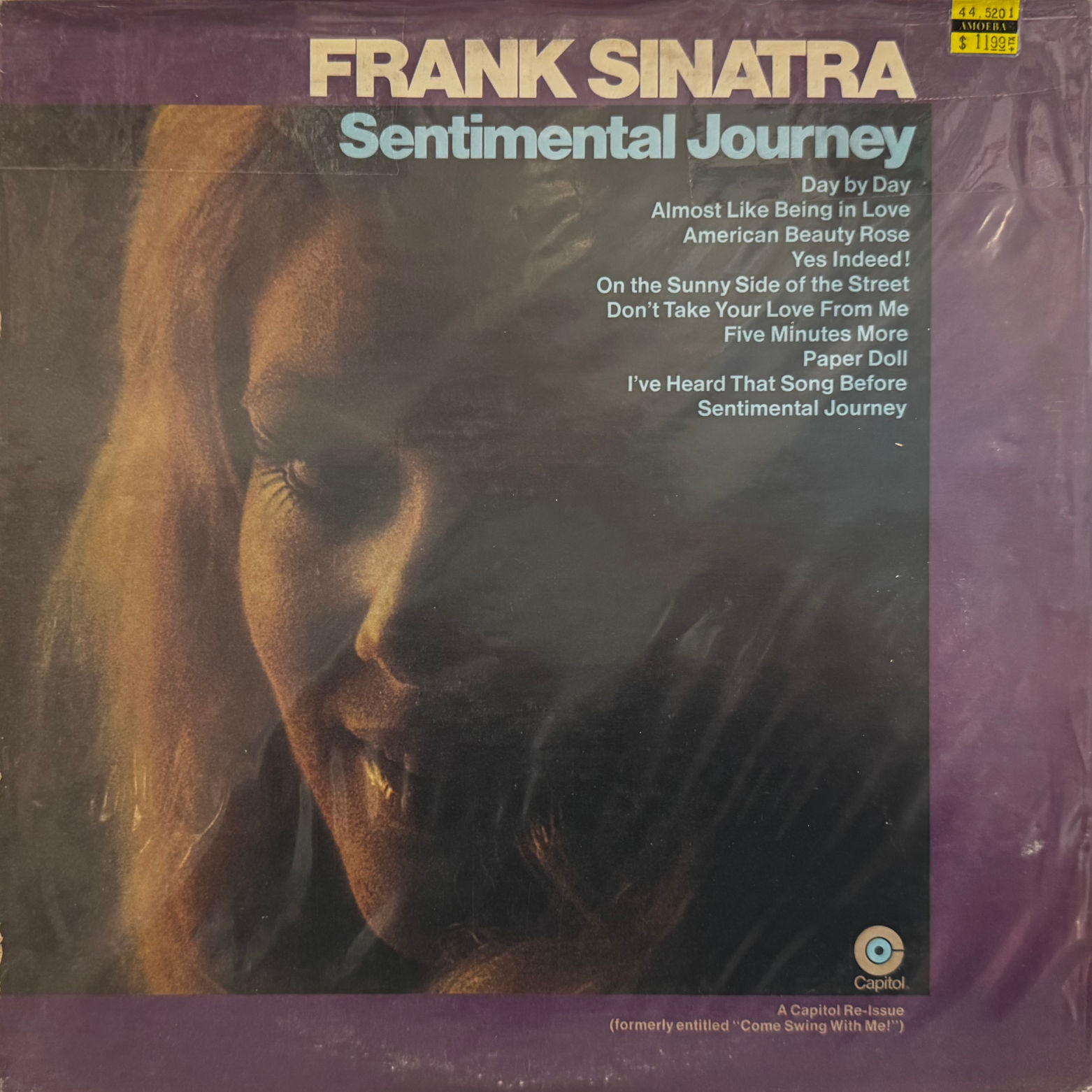 Frank Sinatra Sentimental Journey Album Cover