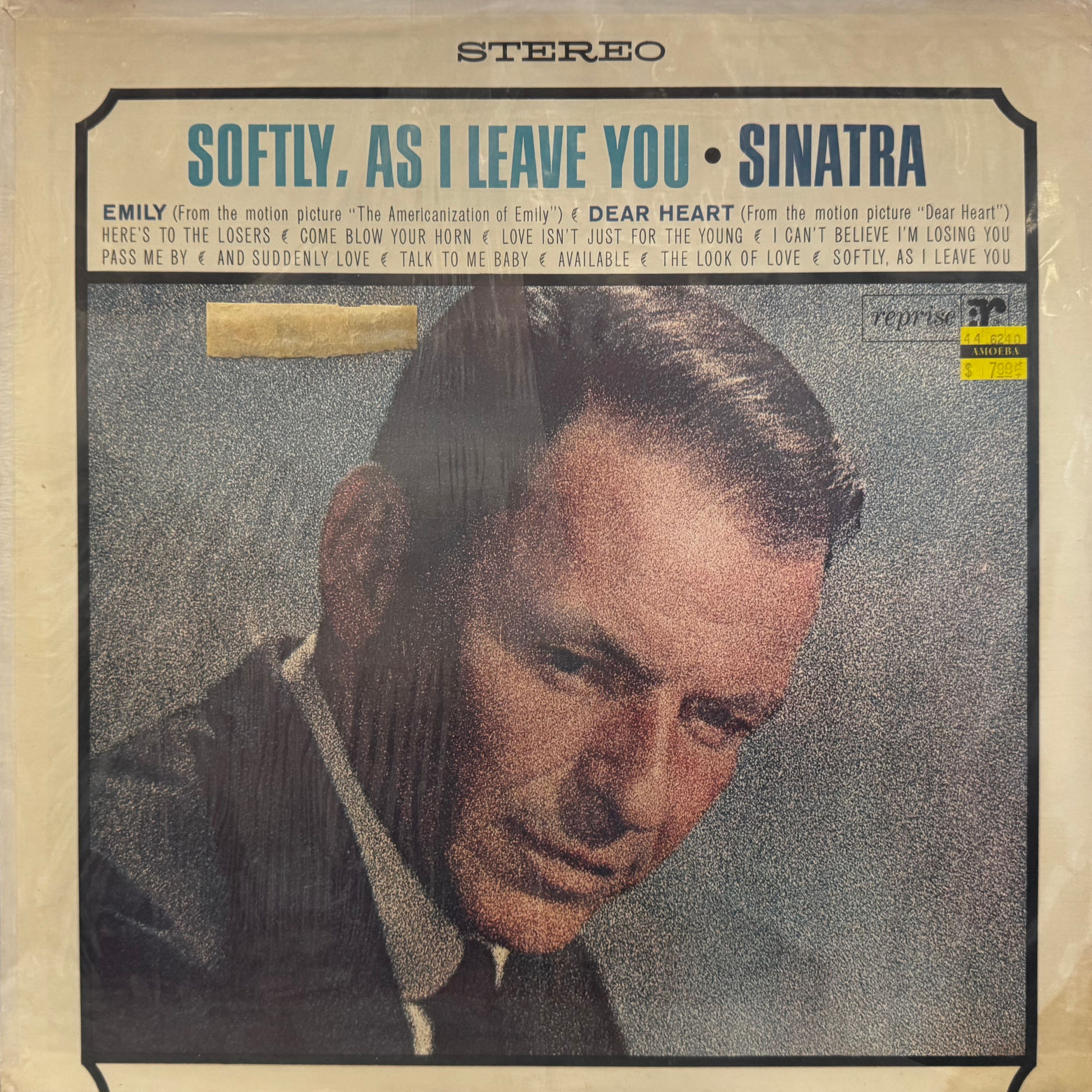Frank Sinatra Softly As I Leave You Album Cover