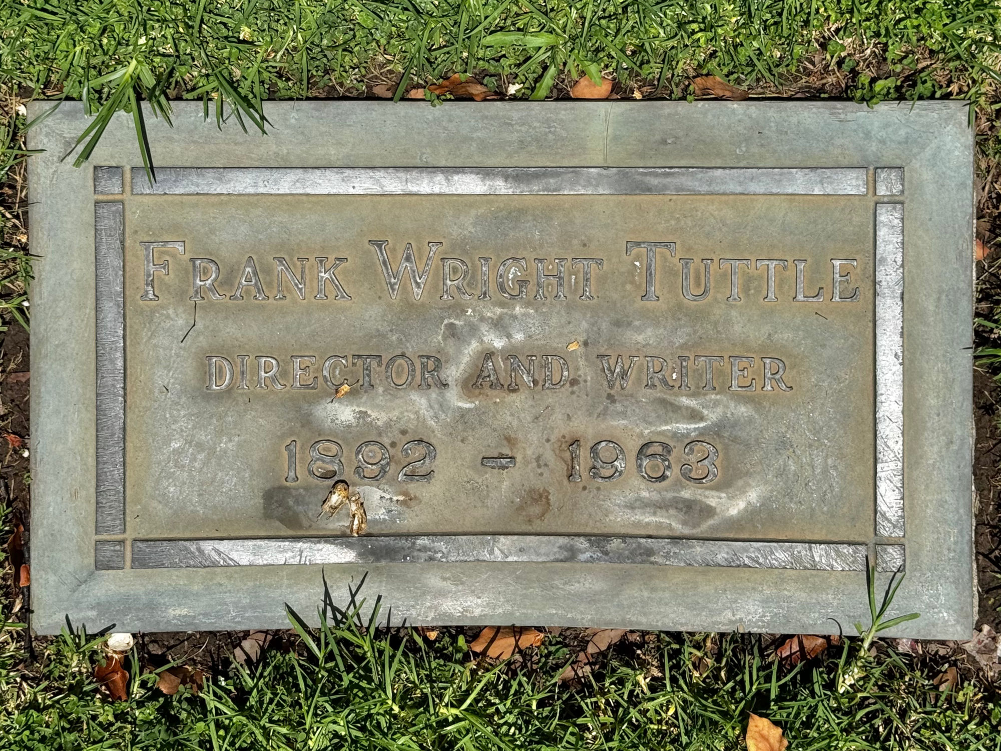 Westwood Village Memorial Park Frank Tuttle